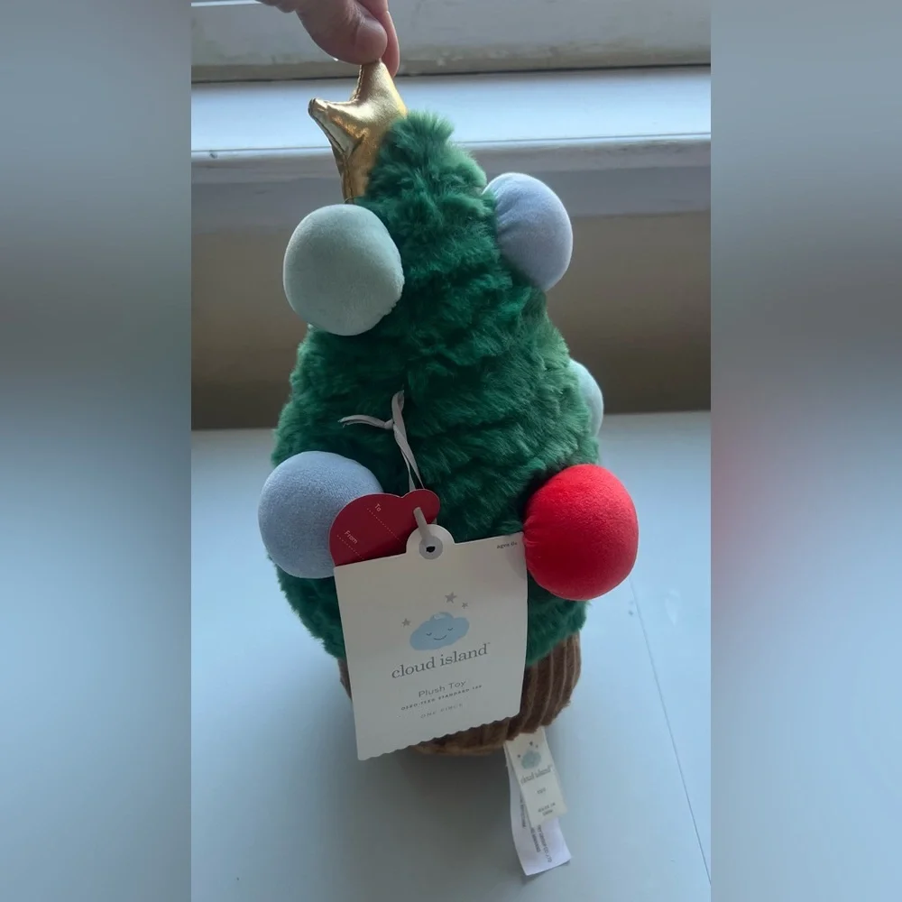 Holiday Tree Plush Stuffed Character Toy - Cloud Island™